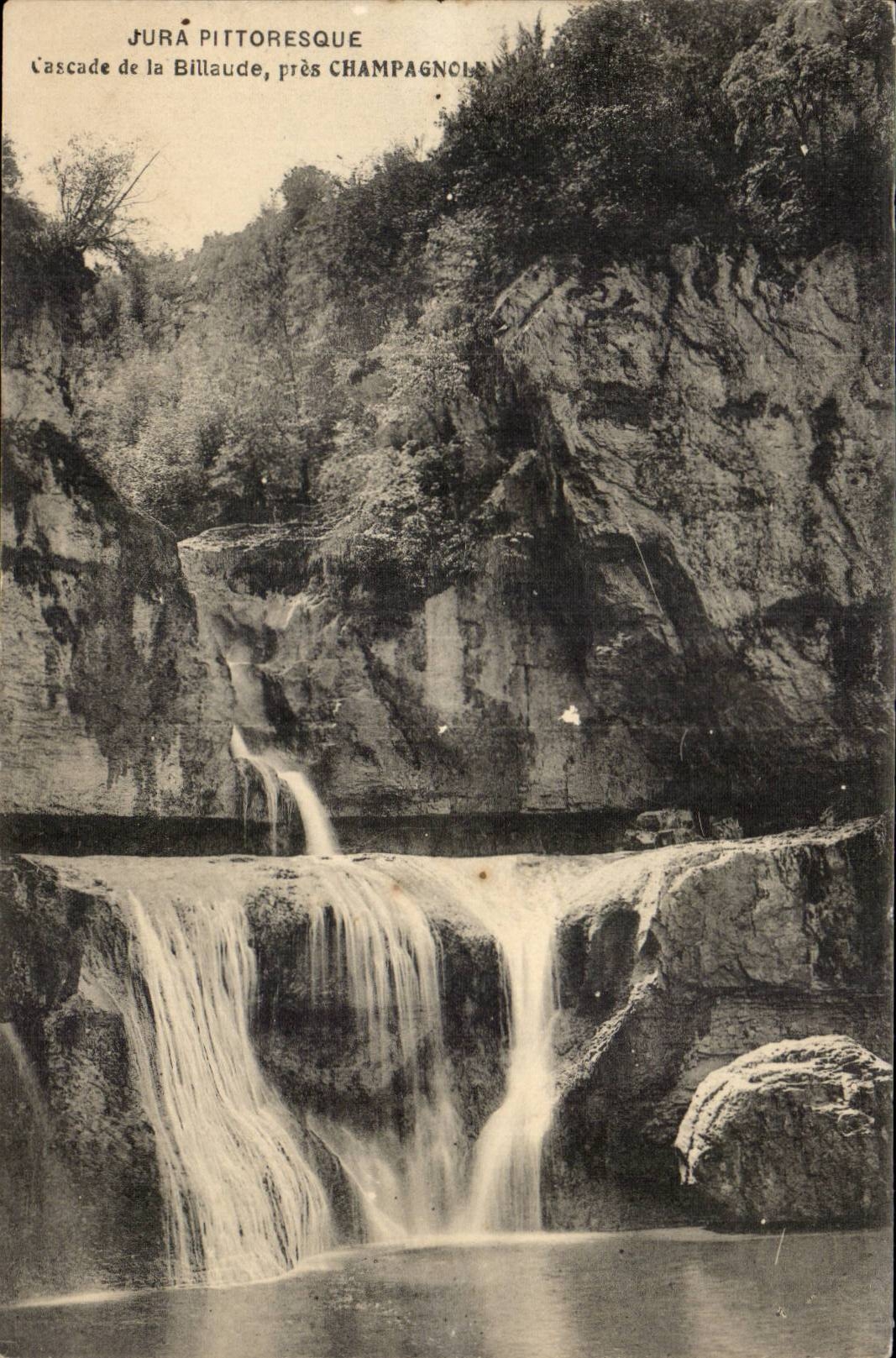 Pres de Champagnole - Cascade de la Billaude CPA 