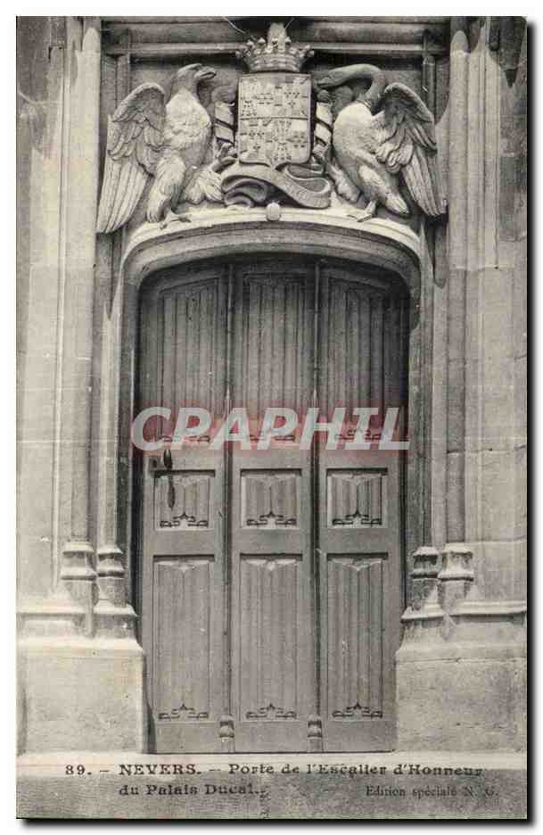 Nevers — Porte de l'Escalier d'Honneur du Palais Ducal — Édition spéciale N. 89