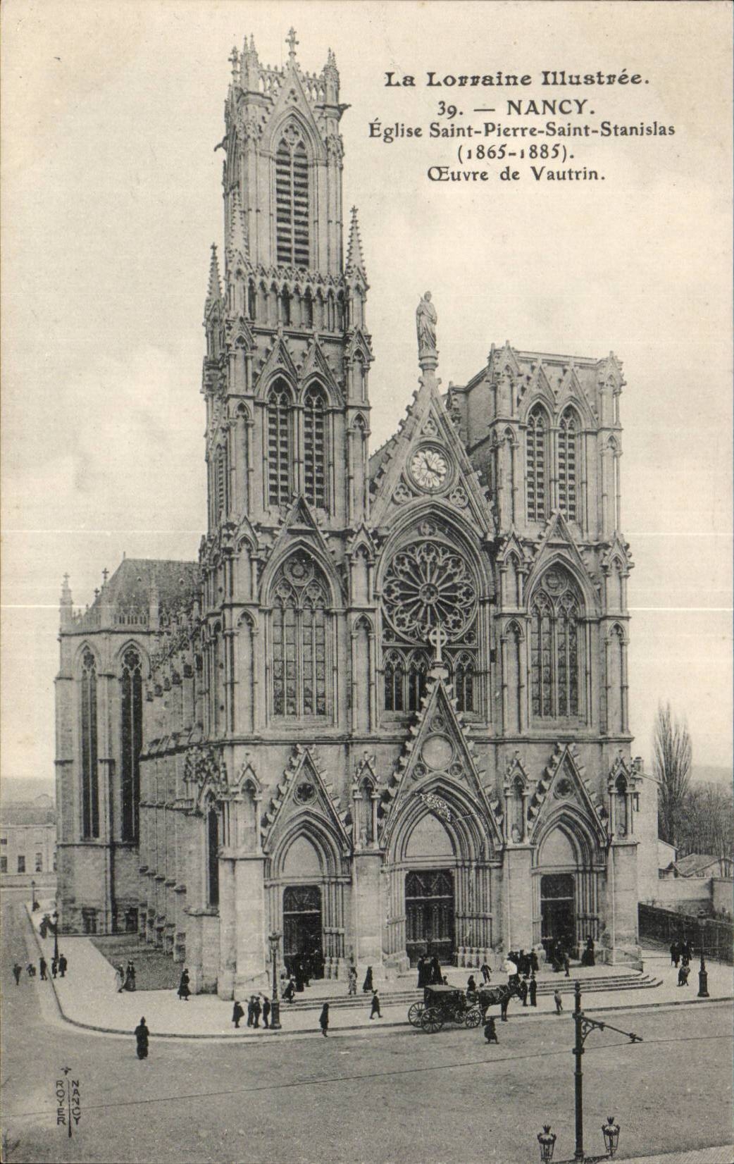 Nancy - Eglise Saint Pierre Saint Stanislas CPA 