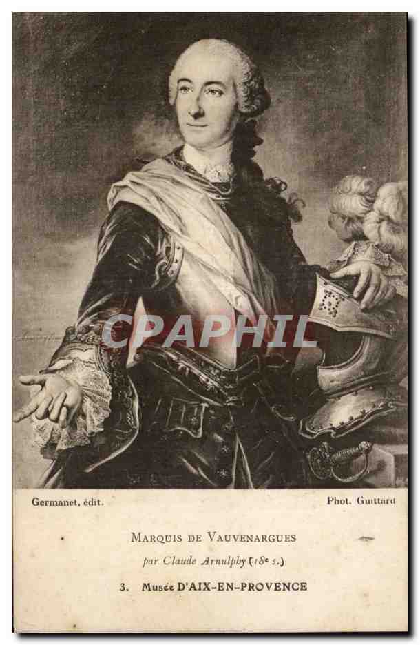 Marquis de Vauvenargues — von Claude Arnulphy (18. Jh.) — Musée d'Aix-en-Provence — Germanet, Verlag