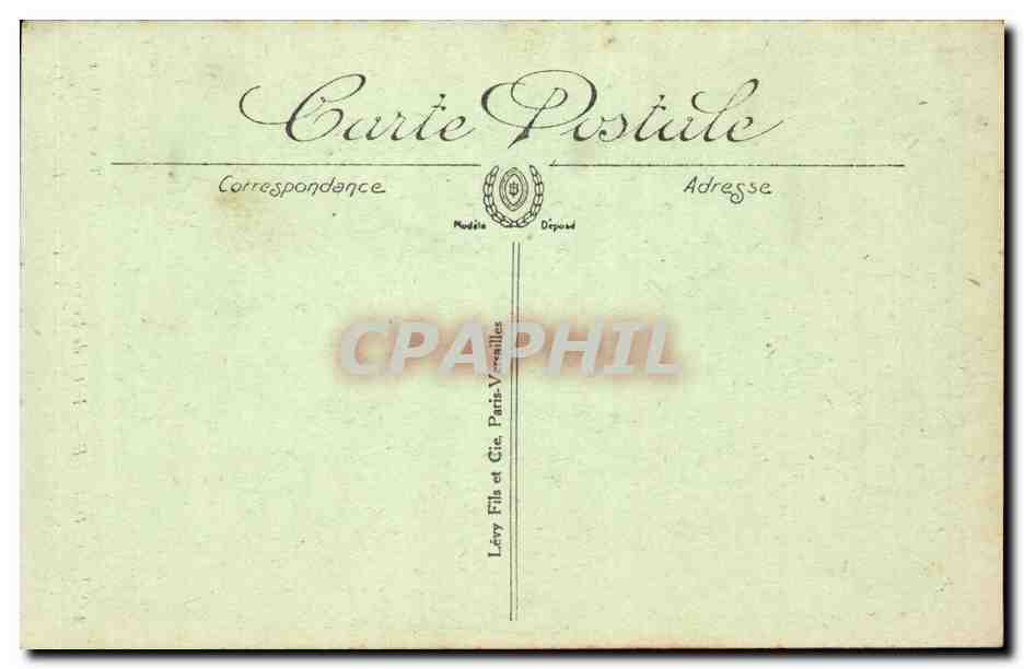 CPA Aix en Provence Hotel de Peyronette — Verso