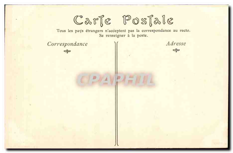CPA Marseille L'ascenseur et Notre Dame de la garde — Rückseite