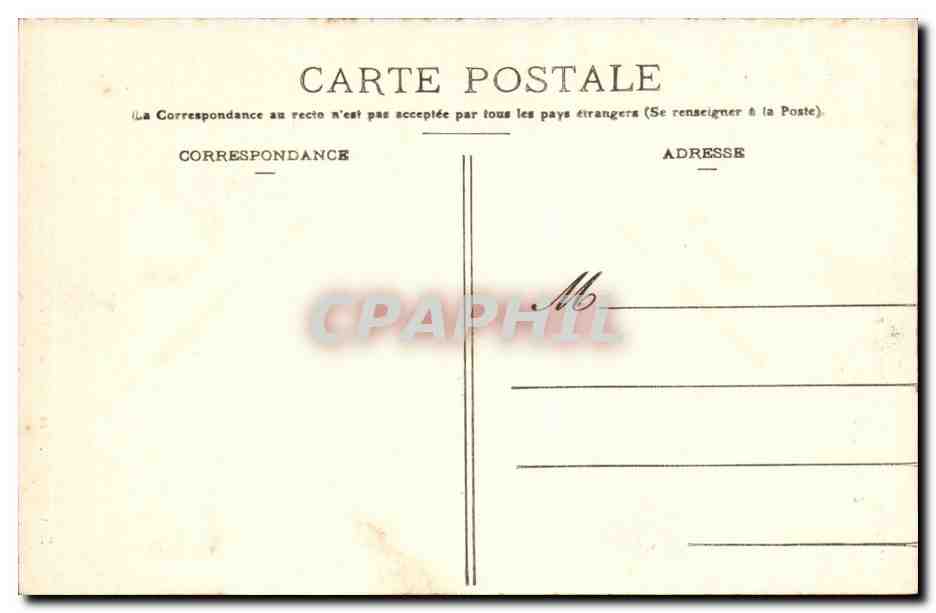 CPA Villefranche de Rouergue Eglise Notre Dame — Rückseite