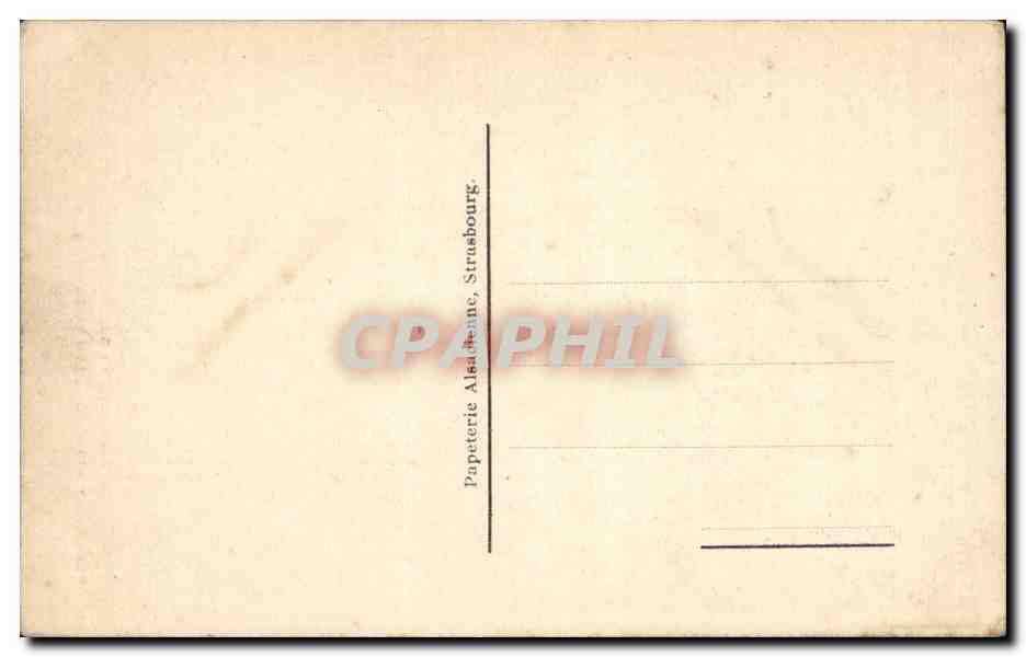 Strasbourg — Coupole et Portail de la Cathédrale — Papeterie Alsacienne, Strasbourg — Verso