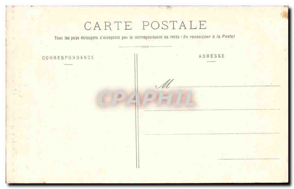 CPA Nancy la cathedrale — Verso