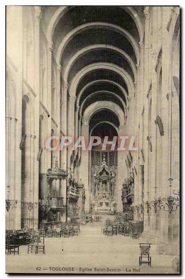 Toulouse — Église Saint-Sernin — La Nef