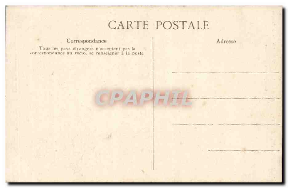 CPA Caen Abside de l'eglise Saint Etienne Abbaye aux homme — Rückseite