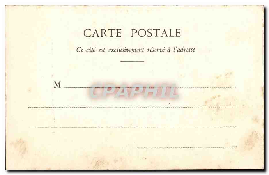 CPA Grande cascade du Mont Dore (femmes animee) — Verso