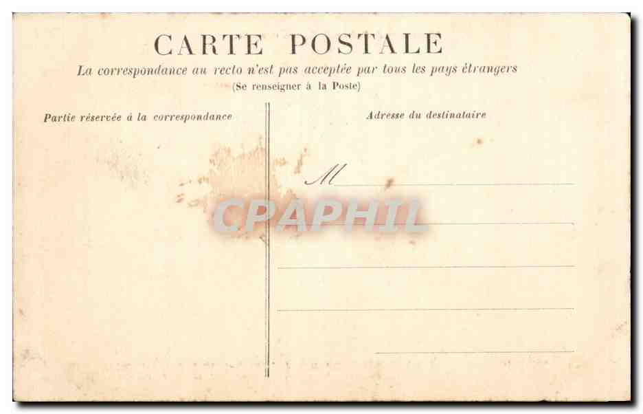 CPA Rouen Eglise Saint Ouen Plan de portail tel qu'il devrait etre — Verso
