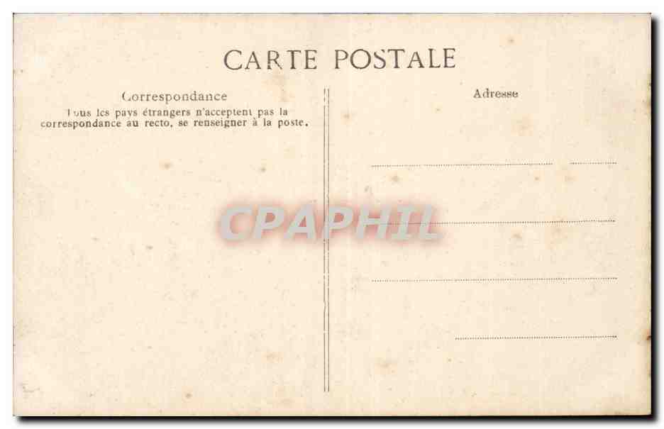CPA Caen Eglise St Pierre Portail lateral — Verso