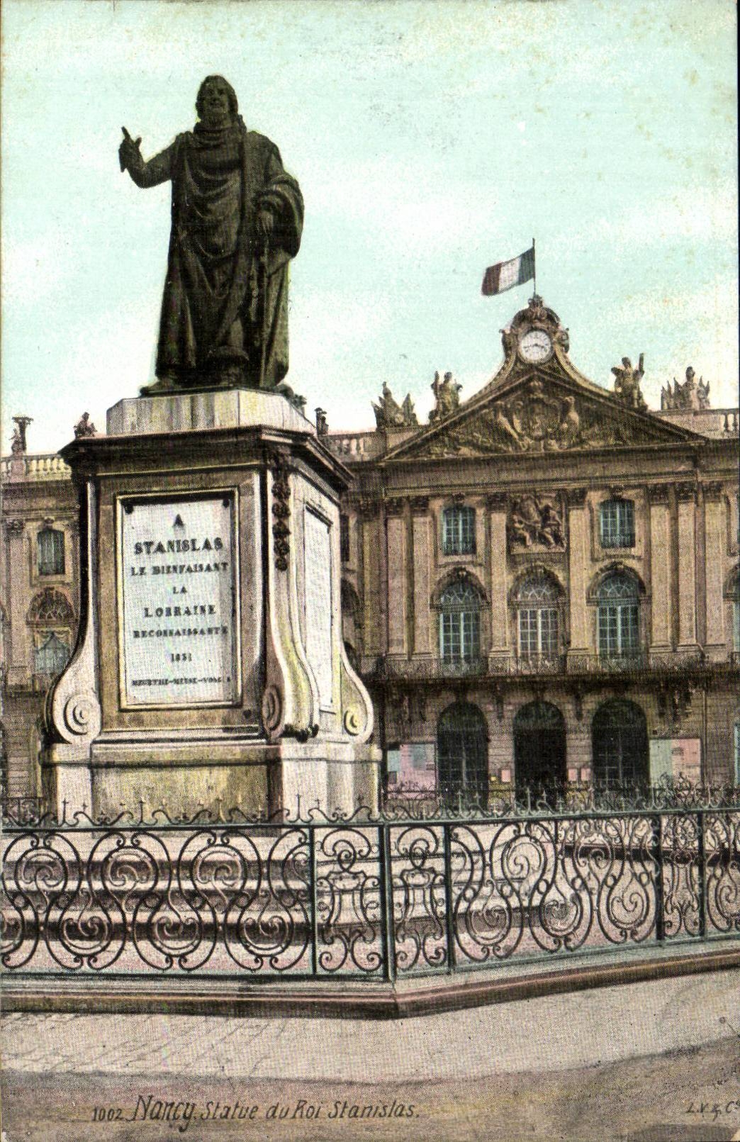 Statue du Roi Stanislas — Nancy — L.V.G. & Cie, Paris