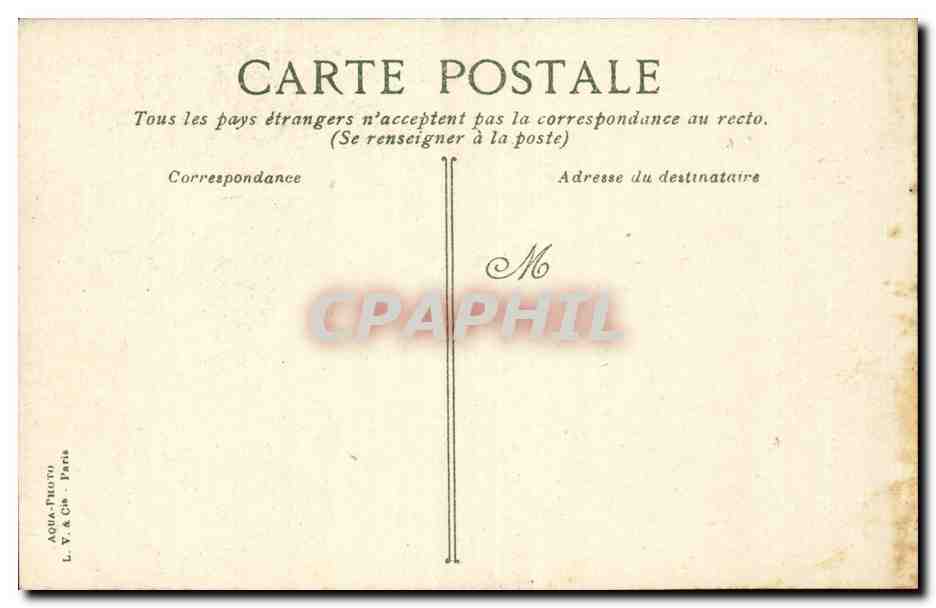 CPA Nancy Place Stanislas Fontaine d'Amphitrite — Verso