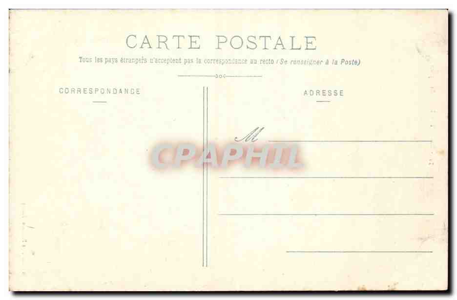 CPA Nancy Eglise St Epvre — Verso
