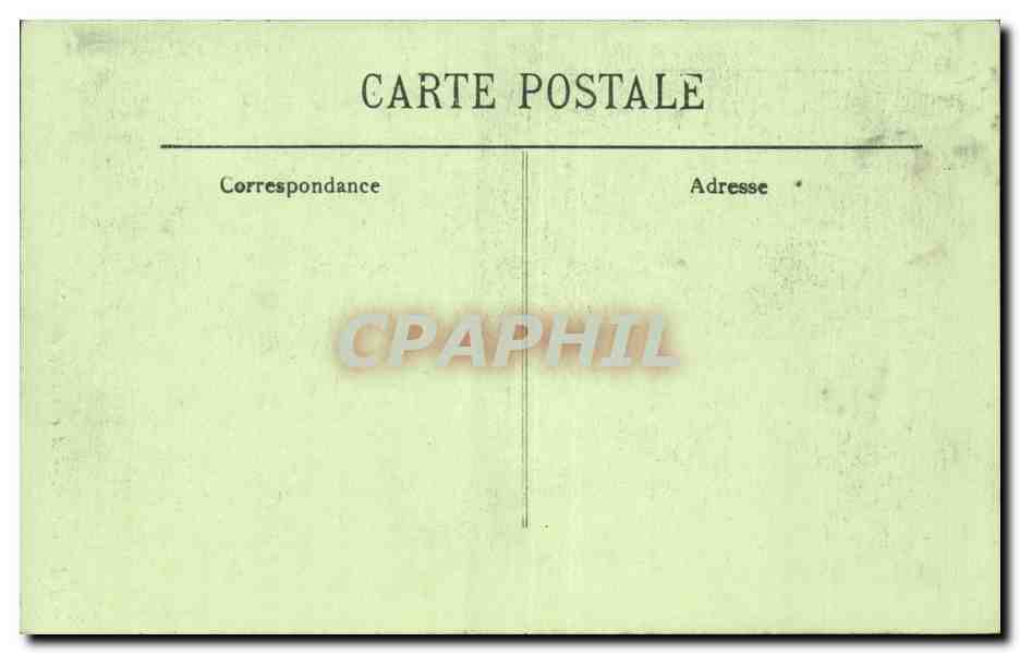 CPA Caen Ancien hotel de Valois — Verso