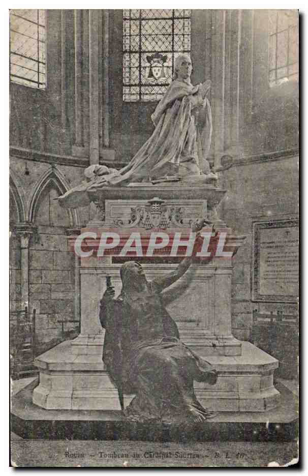 CPA Rouen Tombeau du cardinal Sourten
