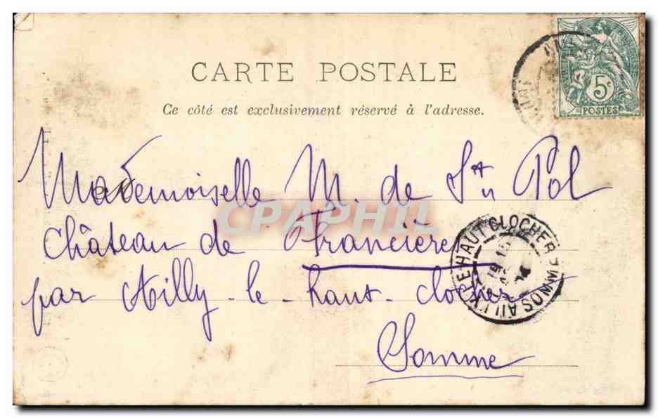 CPA Blois Le chateau Escalier Francois 1er — Rückseite
