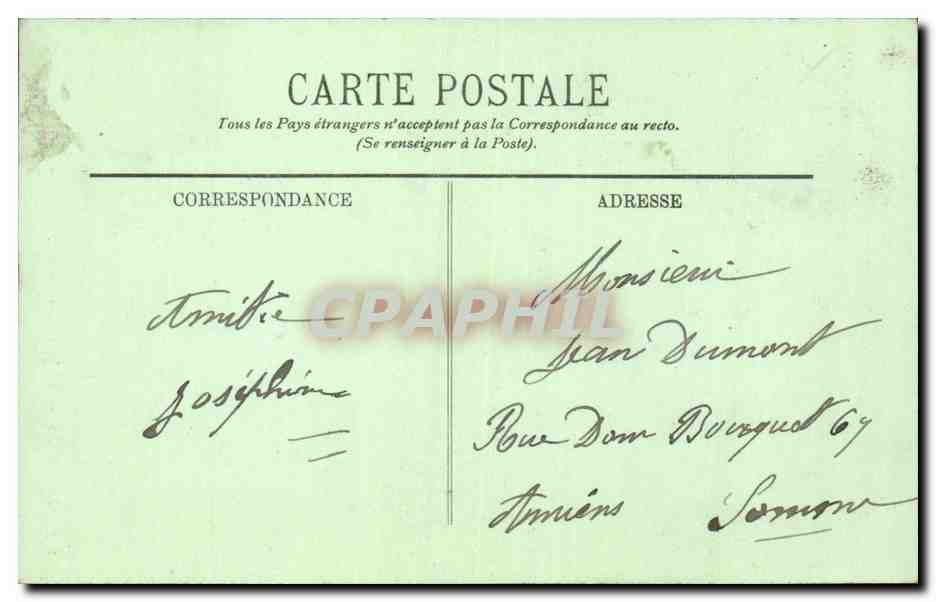Lourdes - L'Apparition - CPA  — Verso