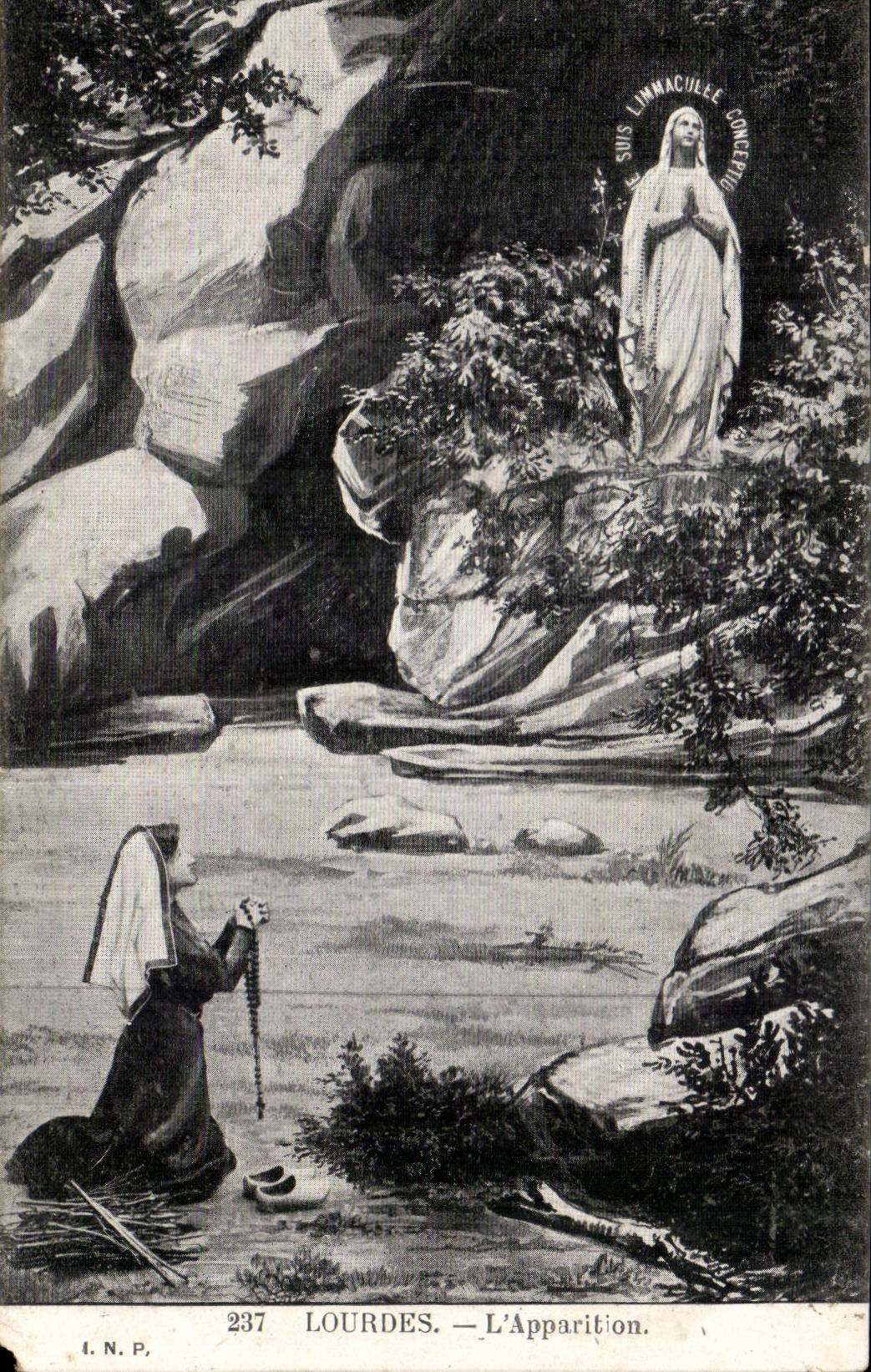 Lourdes - L'Apparition - CPA 