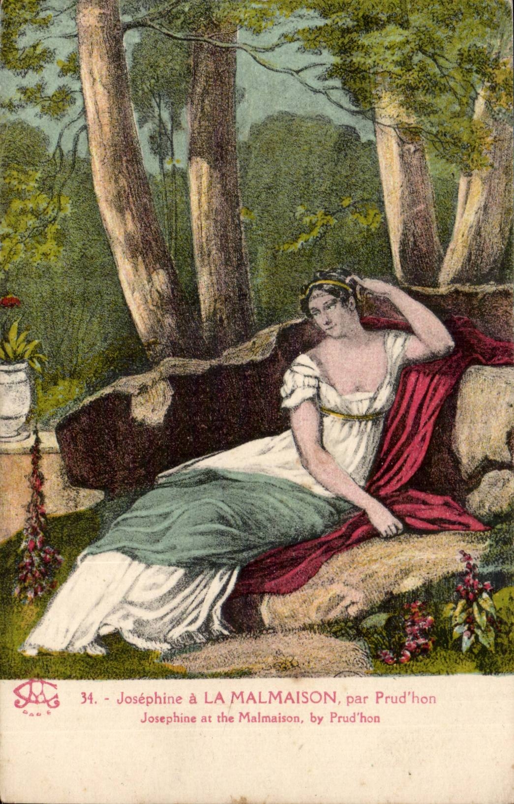 CPA Josephine a la malmaison par Prud'hon (Napoleon)