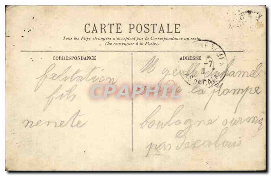 Lourdes CPA Mosaiques Le crucifiement — Verso