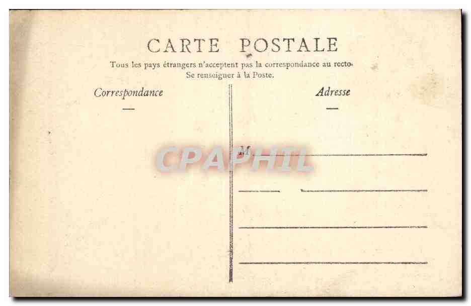 Lourdes CPA Mosaiques Le recouvrement — Verso
