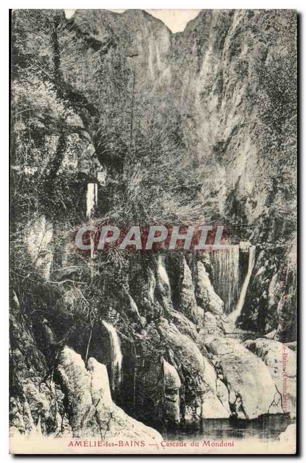 Amelie les Bains - Cascade du Mondoni - CPA 