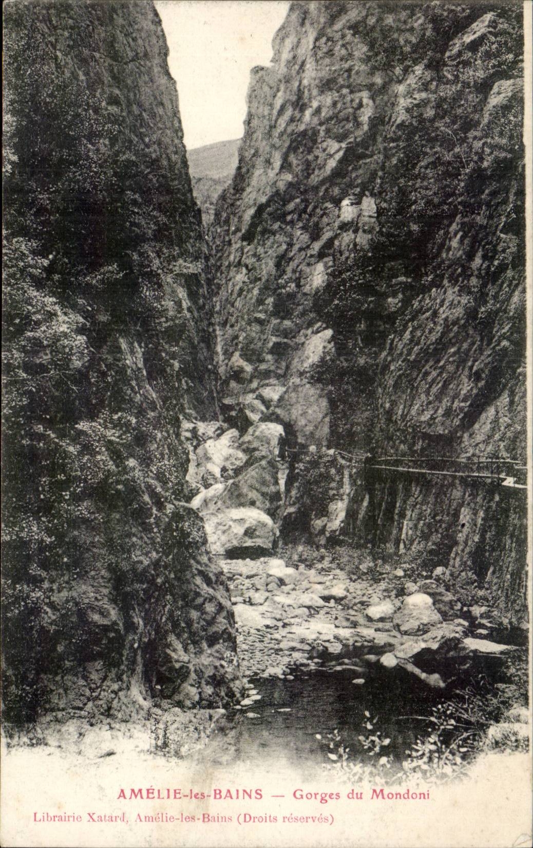 Amelie les Bains - Gorges du Mondoni - CPA 