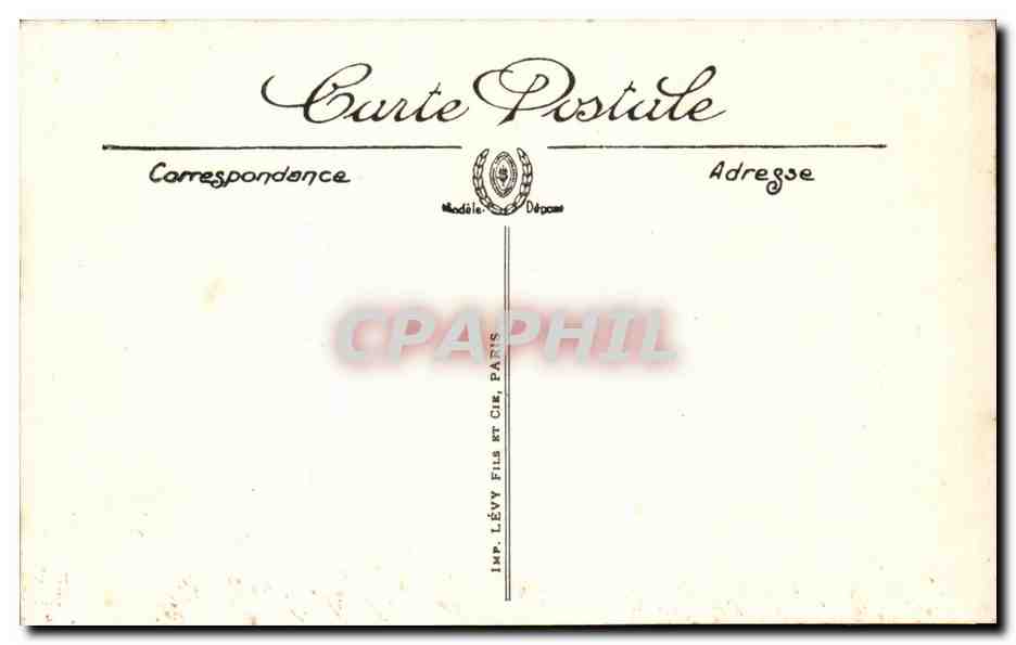 Marseille - La Cannebiere - CPA  — Verso