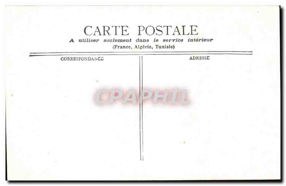 Chartres CPA La cathedrale — Verso