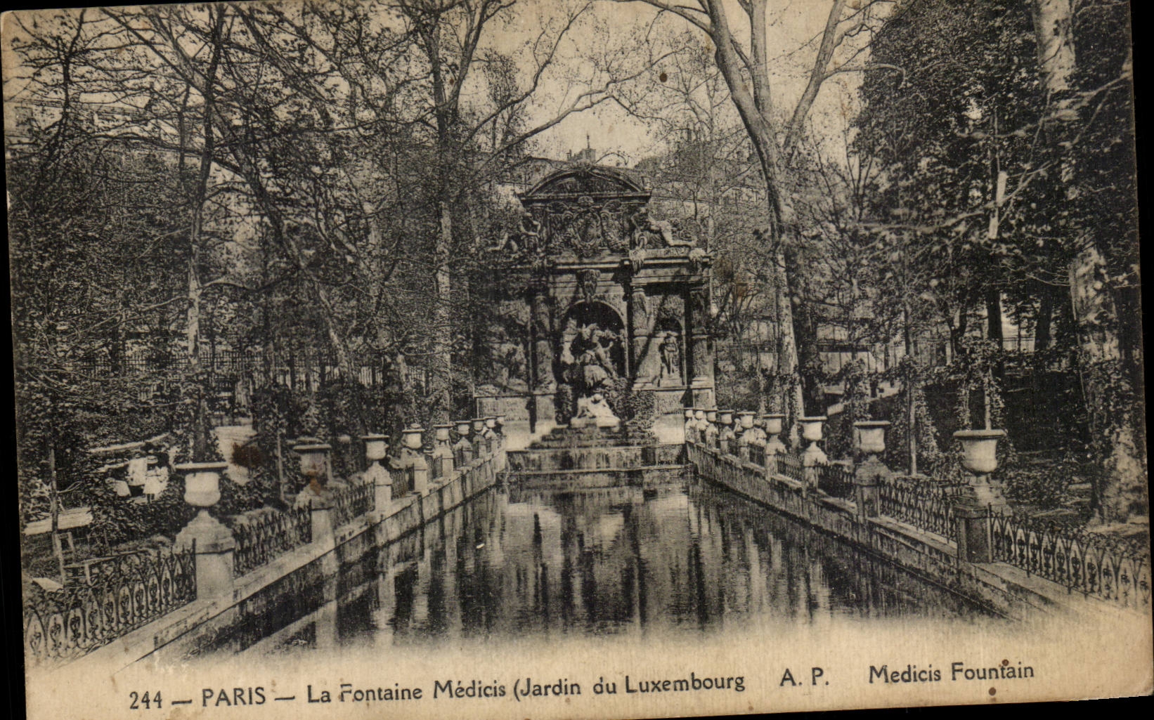 Paris CPA JArdin du Luxembourg 