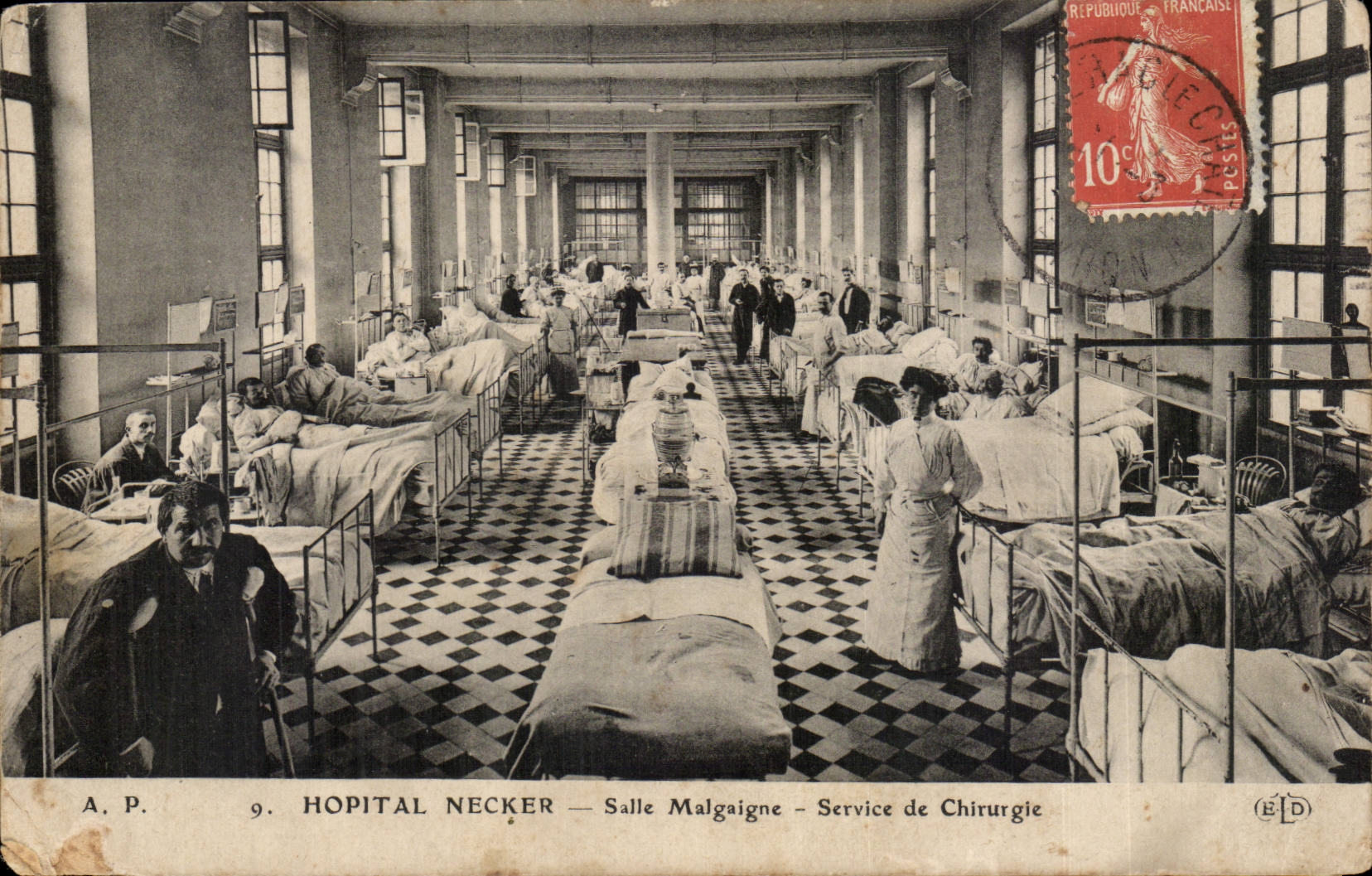 Paris CPA Hopital Necker Salle Malgaigne Service de chirurgie