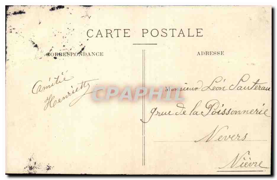 Paris CPA Notre Dame et le petit pont — Rückseite