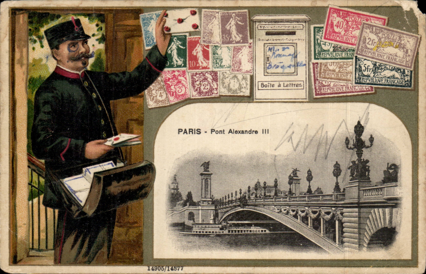 Paris CPA Pont Alexandre III