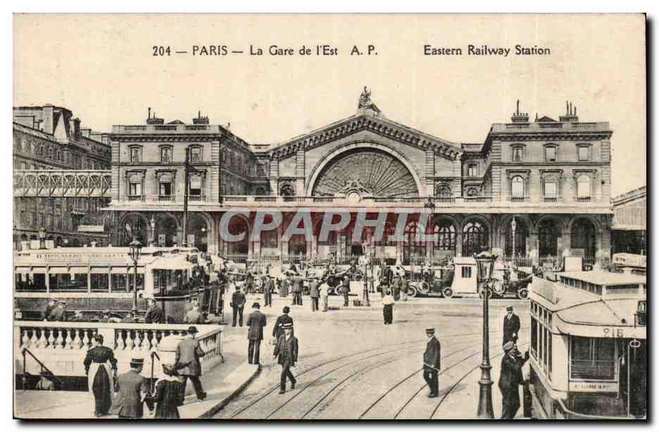 Paris CPA Gare de l'Est