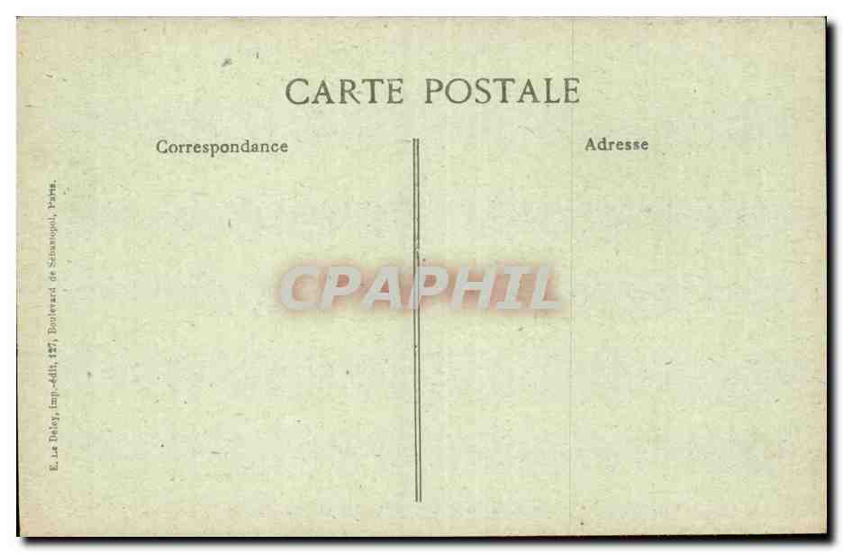 Paris CPA Rue Charlot  — Rückseite