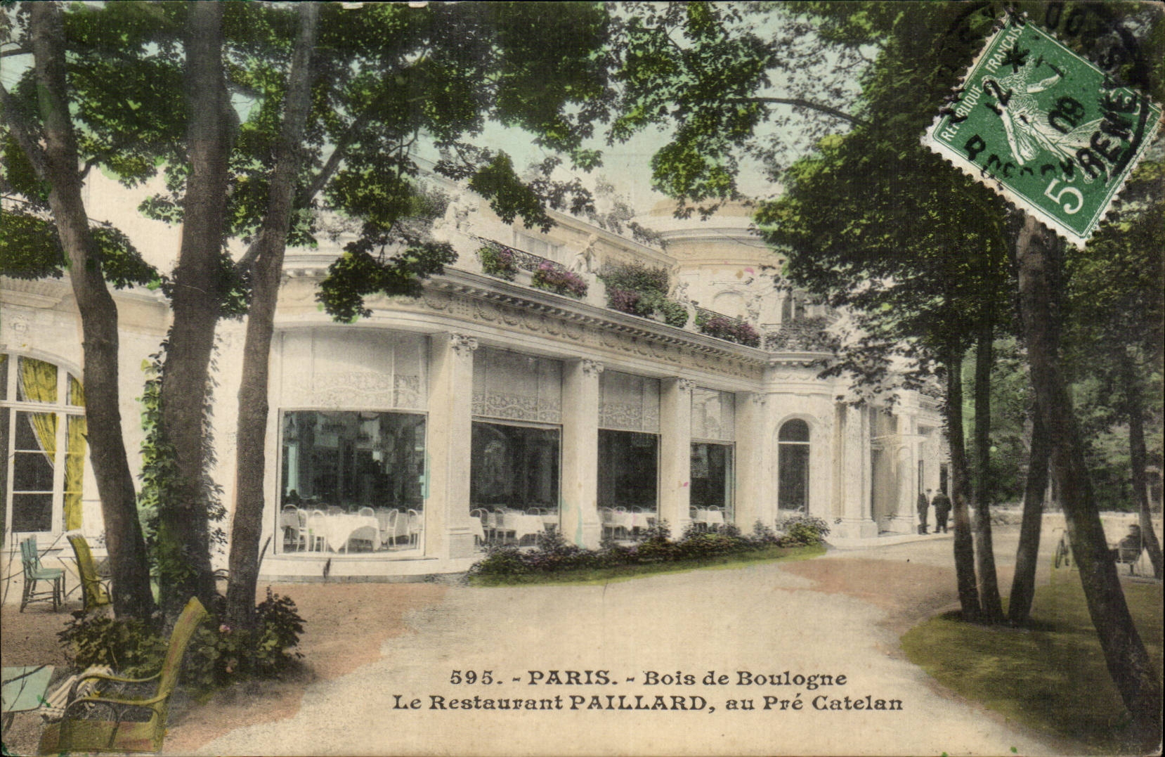Paris CPA Bois de Boulogne La Restaurant Paillard au Pre Catalan