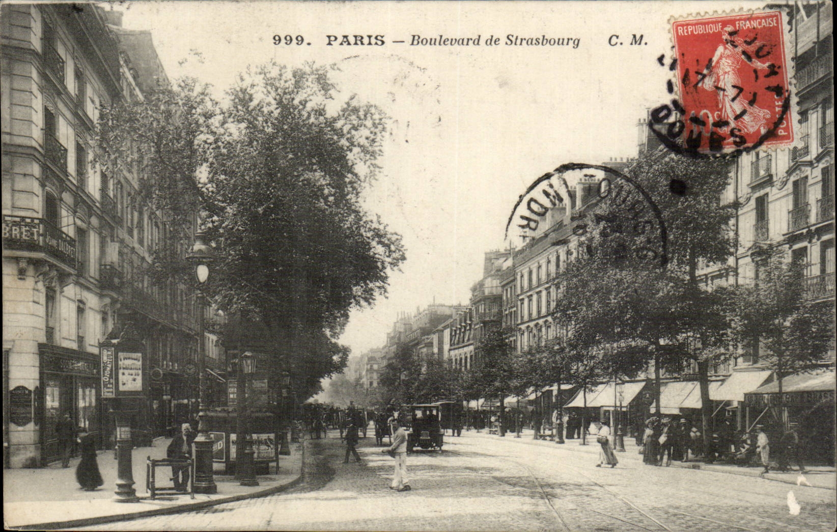 Paris CPA Boulevard de Strasbourg