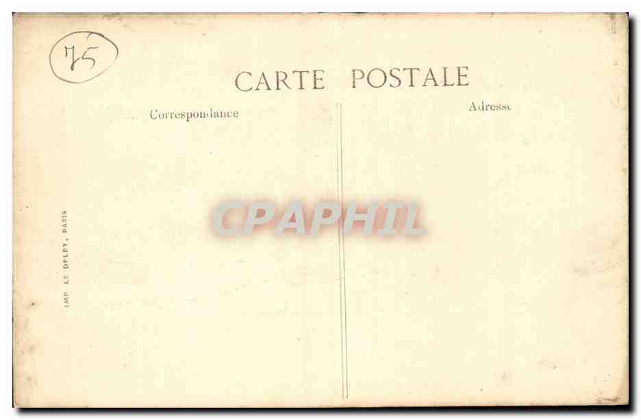 Paris CPA FEtes de la Victoire a Paris 14 juillet 1919 Le defile Place de la Concorde  — Verso