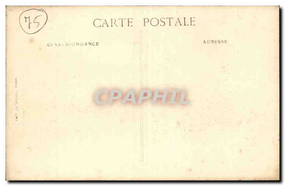 Les Fêtes de la Victoire à Paris — Avant le Défilé — 14 Juillet 1919 — Éditeur Le Cénoplaque déplacé — Reverso