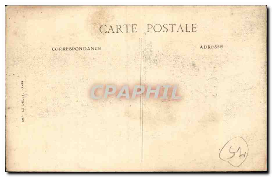 Paris CPA Defiles de la victoire a Paris 14 juillet 1919 CEnotaphe erige sous l'arc de triomphe de l'ecole a la memoire  — Verso