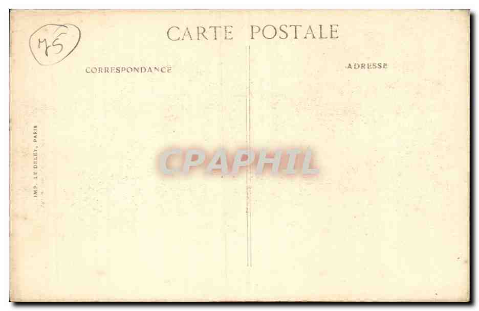 Paris CPA Fetes de la victoire a Paris 14 juillet 1919 Les trois marechaux Joffre et Foch Petain — Rückseite