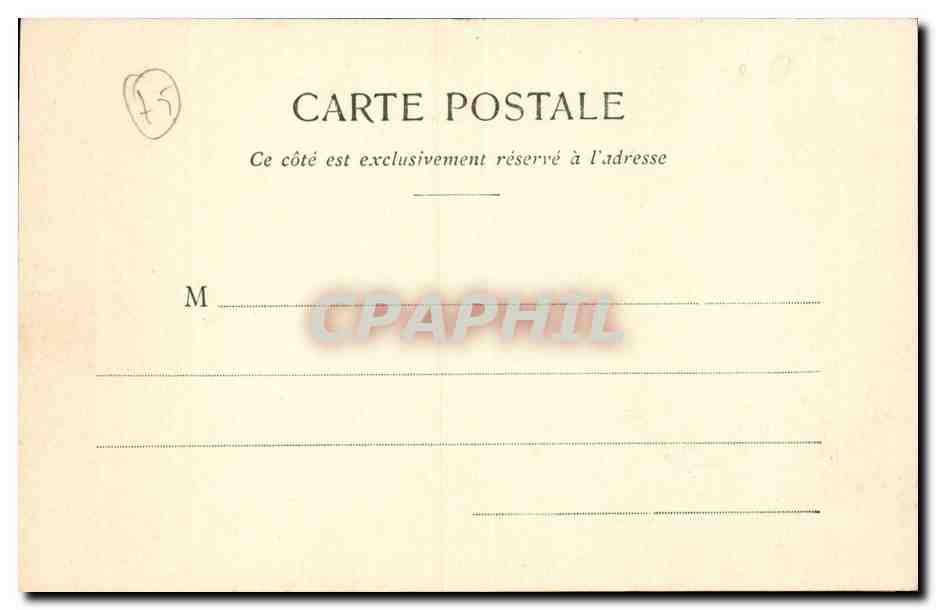 Paris CPA Un coin des Champs Elysees — Rückseite