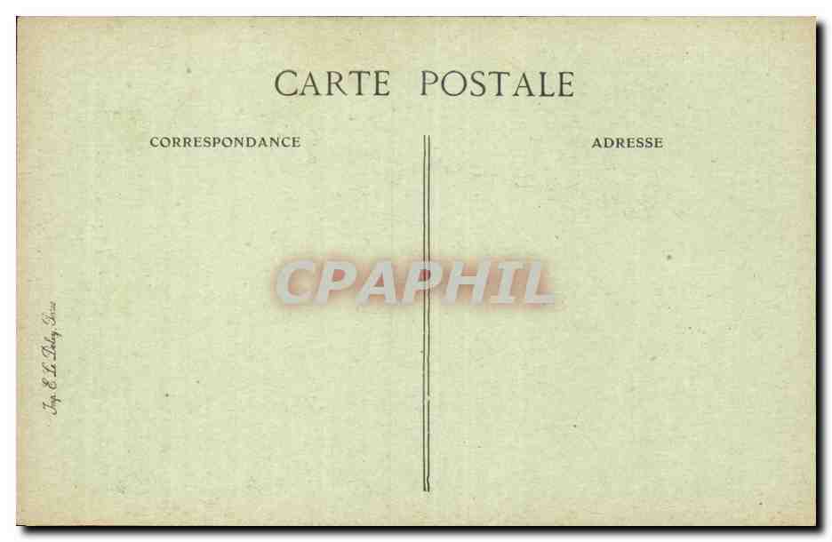 Paris CPA Rue Le Regrattier — Rückseite
