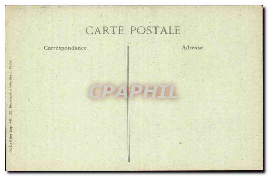 Paris CPA Rue Domat Ancienne rue du Platre Saint Jacques  — Rückseite