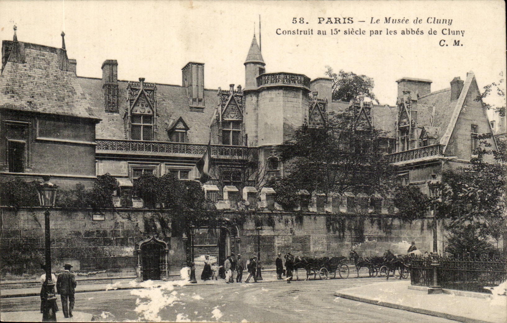 Paris CPA Le musee de Cluny 