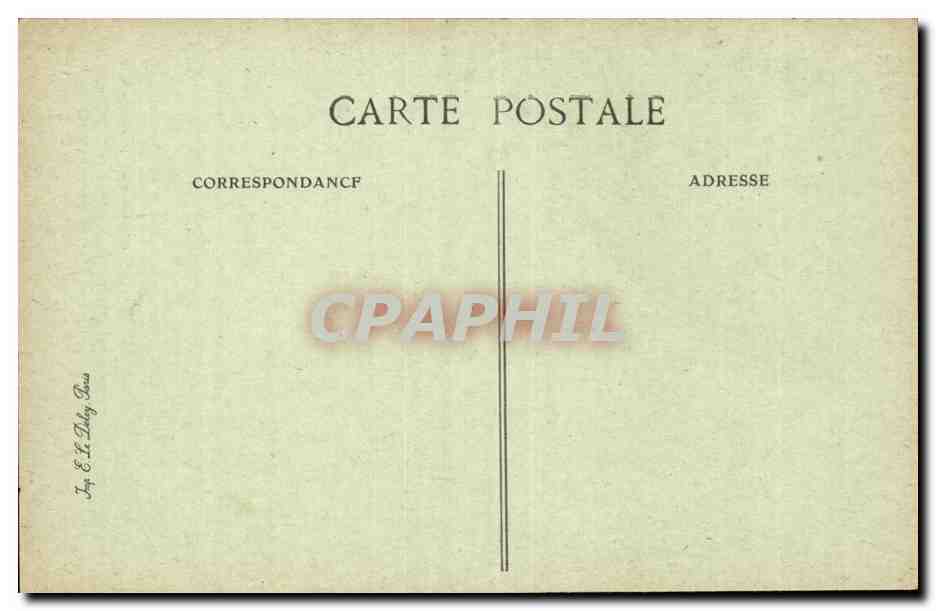 Paris CPA Place des Archives Petit cloitre des Billettes — Rückseite