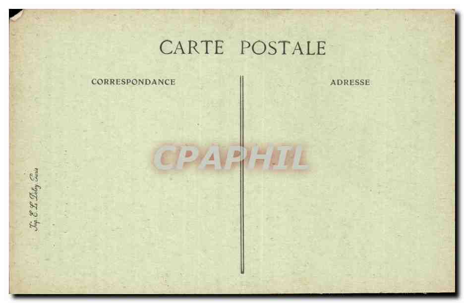 Paris CPA Rue Saint Martin Crypte de Saint Merry patron de cette jolie eglise  — Verso