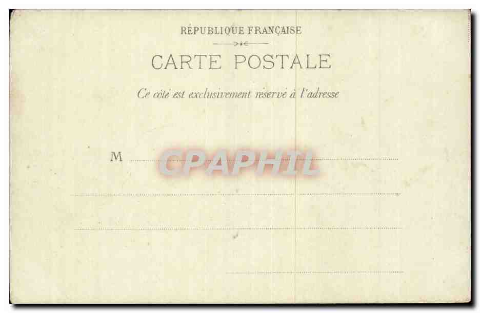 Paris CPA Exposition universelle de 1900 palais de la Navigation — Verso
