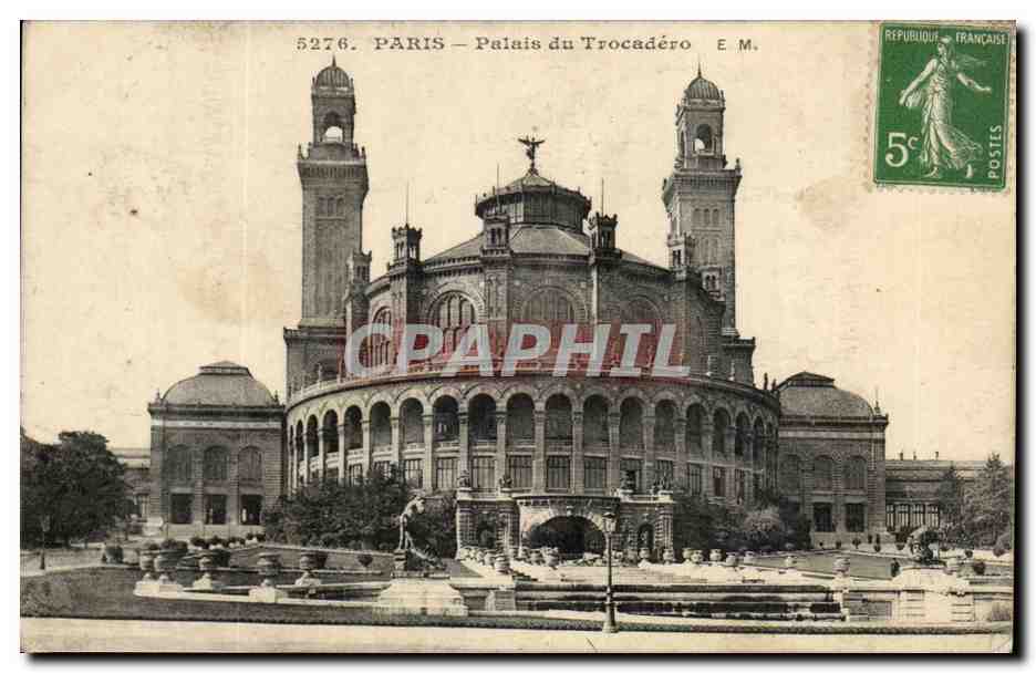 Paris CPA Palais du Trocadero