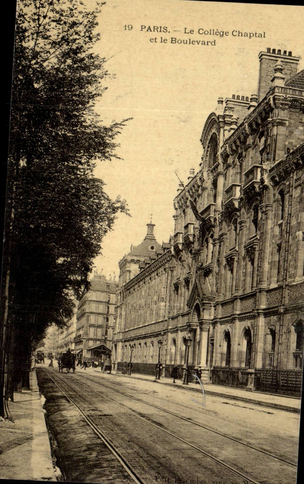 Paris CPA College chaptal et le boulevard